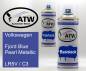 Preview: Volkswagen, Fjord Blue Pearl Metallic, LR5V / C3: 400ml Sprühdose + 400ml Klarlack - Set, von ATW Autoteile West.